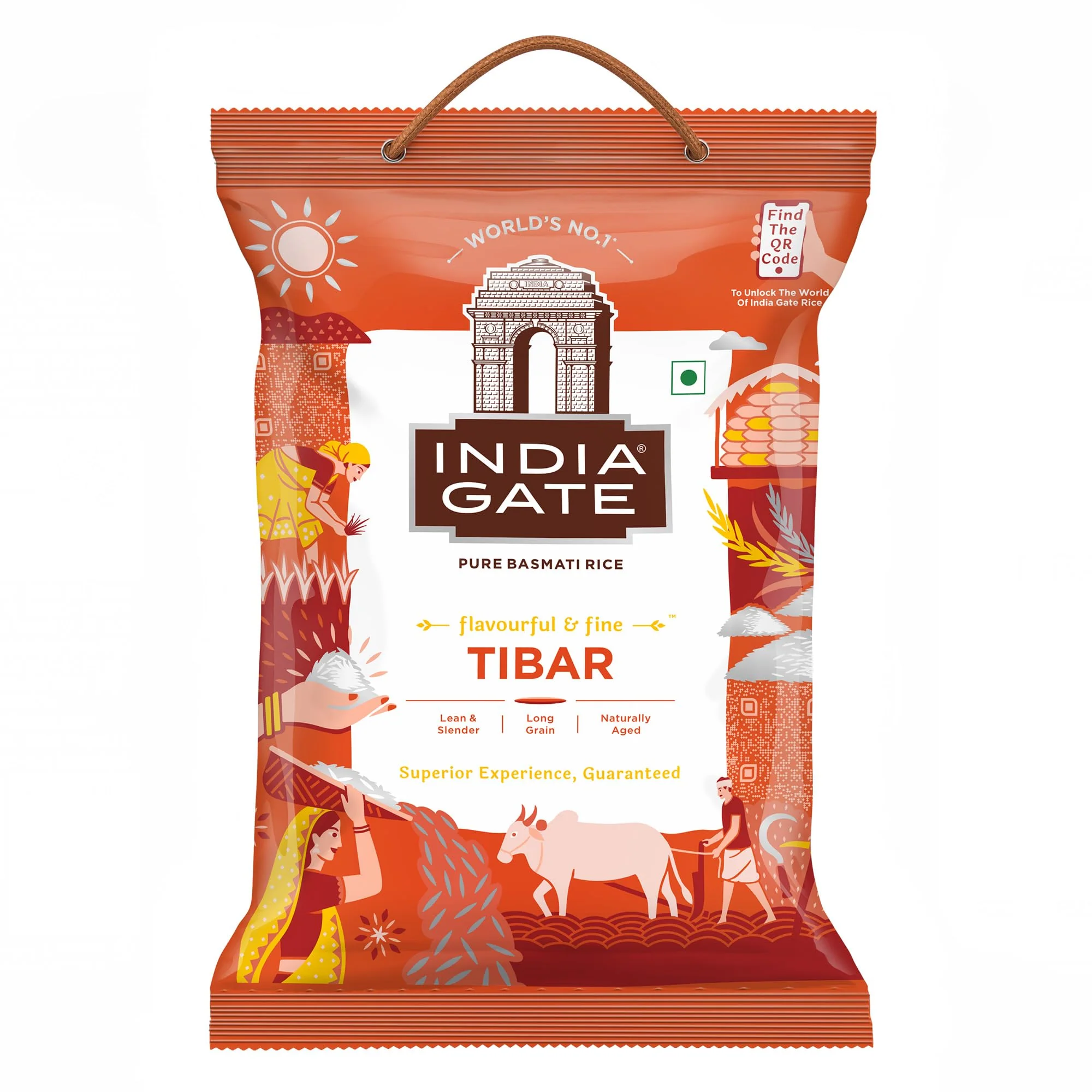 India Gate Basmati Tibar (15kg)